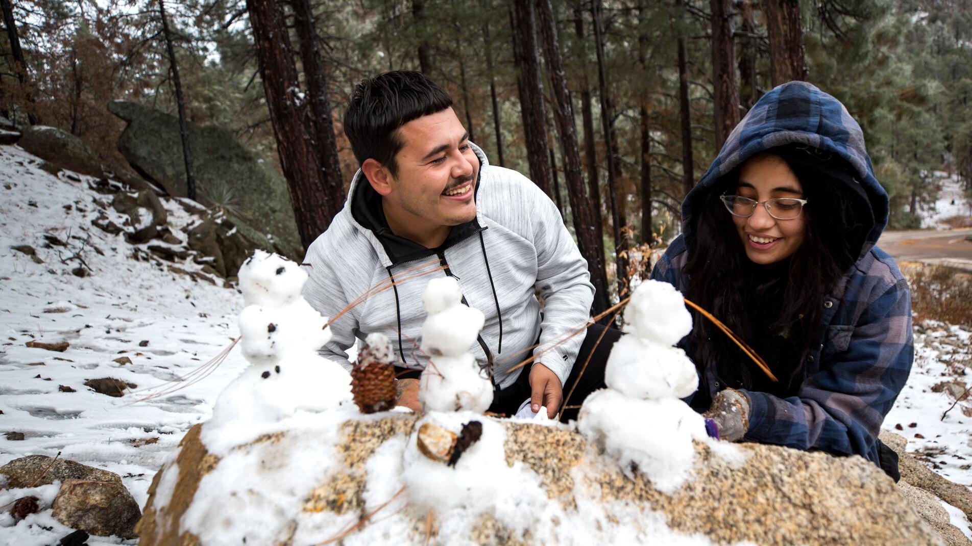 Fotos: Nieve cerca de ճܳó y en otras partes de Arizona